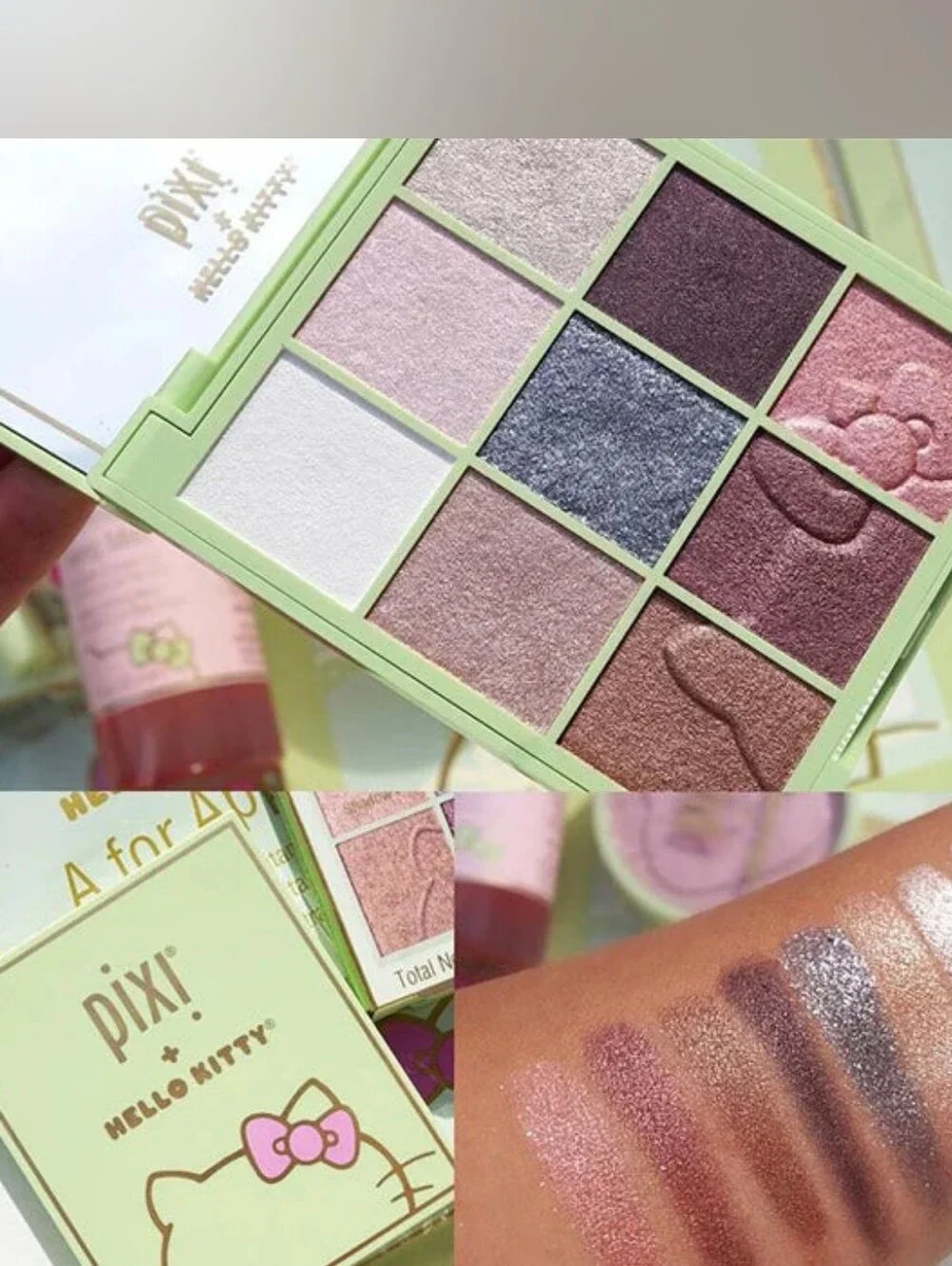 🧚‍♀️Pixi x Hello Kitty Harmonius Hues Eye Effects Palette NWT